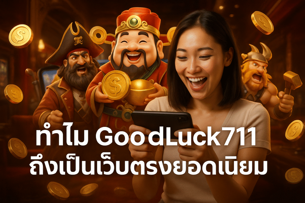 ทำไม GoodLuck711 ถึงเป็นเว็บตรงยอดนิยม