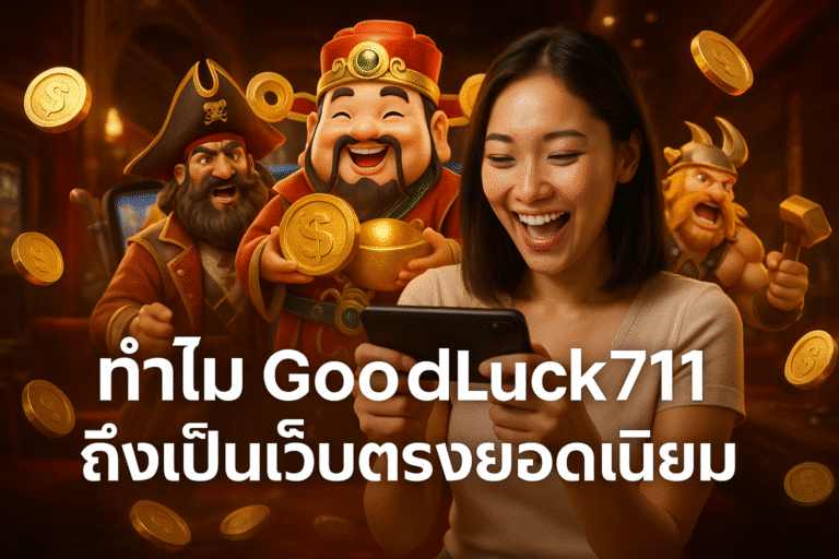 ทำไม GoodLuck711 ถึงเป็นเว็บตรงยอดนิยม