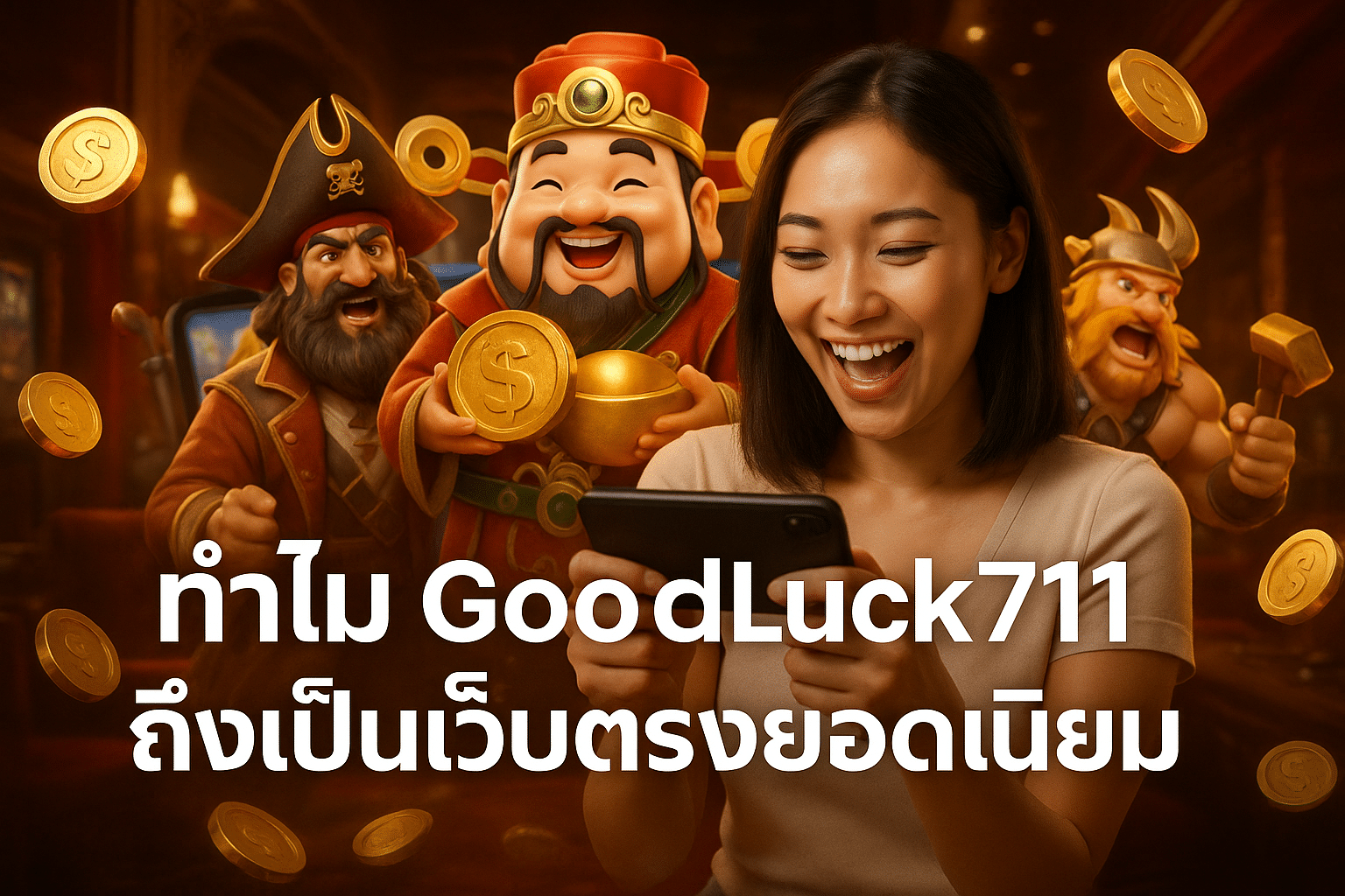 ทำไม GoodLuck711 ถึงเป็นเว็บตรงยอดนิยม