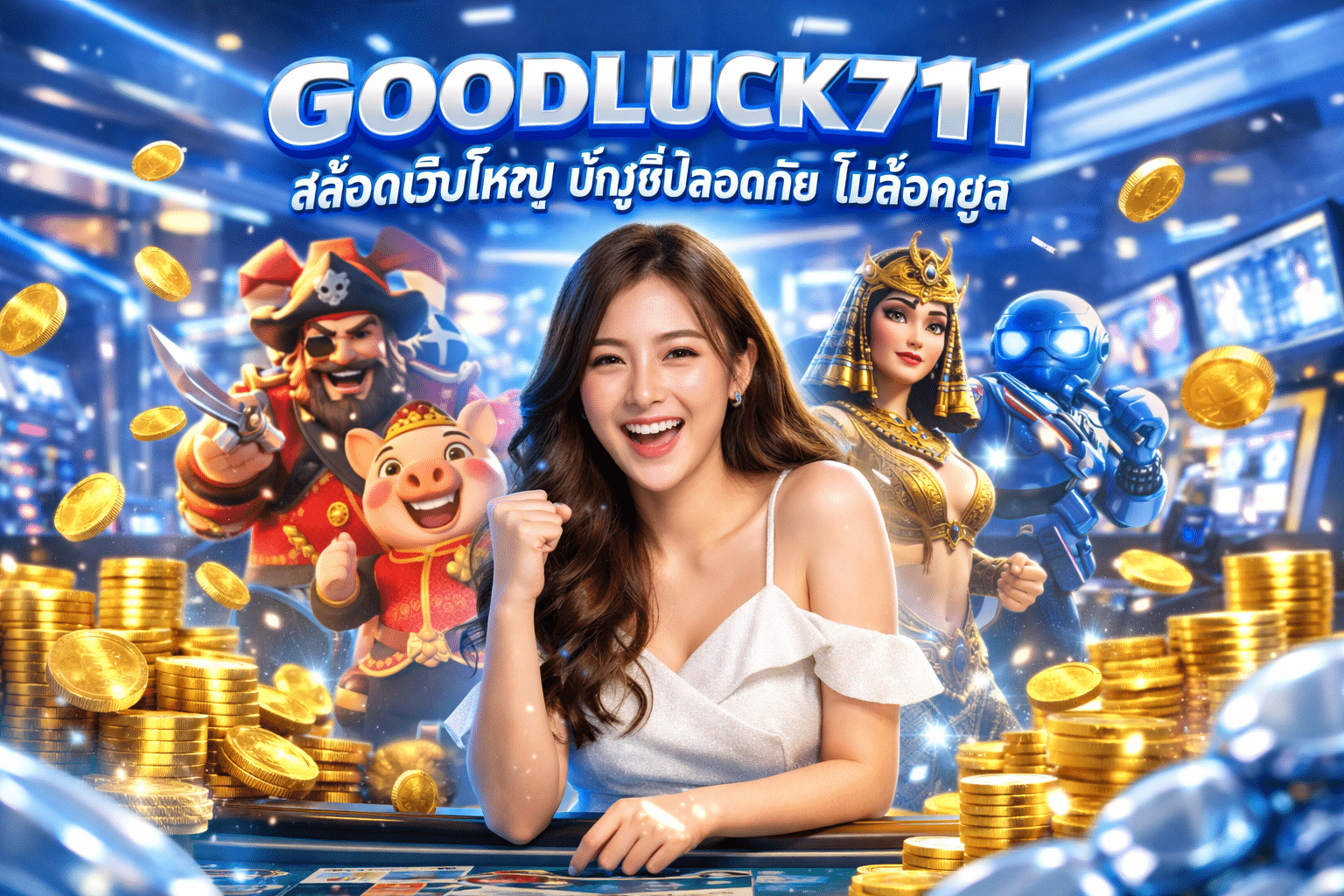 GOODLUCK711 สล็อตเว็บใหญ่ บัญชีปลอดภัย ไม่ล็อคยูส