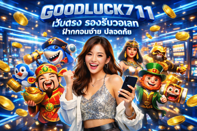 GOODLUCK711 เว็บตรง รองรับวอเลท ฝากถอนง่าย ปลอดภัย