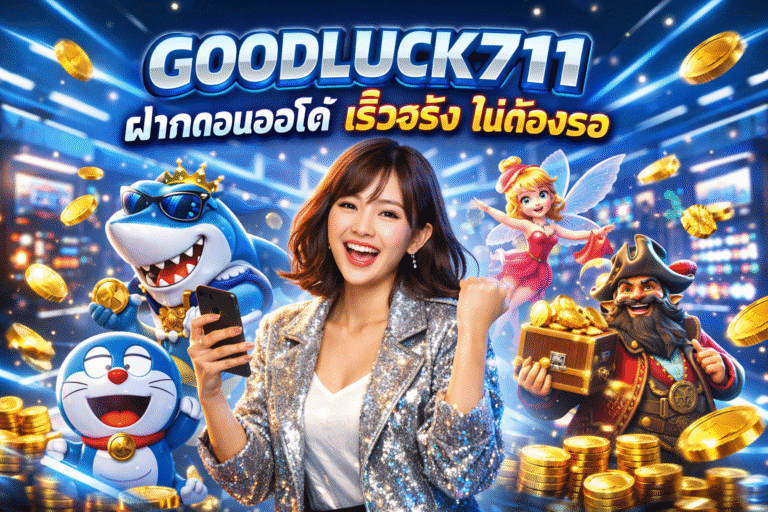 GOODLUCK711 ฝากถอนออโต้ เร็วจริง ไม่ต้องรอ